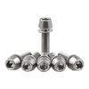Wanyifa Titanium M5x20mm with Washer Allen Hex Tapered Bolts Screw for Bicycle Stem Pack of 6 (Normal Titanium)