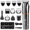 SURKER Beard Trimmer for Men Hair Clippers Body Mustache Nose Hair Groomer Cordless Precision Trimmer 6 in 1 Grooming Kit Waterproof USB Rechargeable