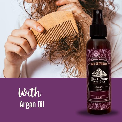 Black Canyon Irish Cream Scented Hair Detangler with Argan Oil, 4 Oz (2 Pack)