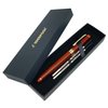 IDEAPOOL Genuine Rosewood Ballpoint Pen Writing Set - Extra 2 Black Ink Refills - Fancy Nice Gift Wooden Pen Set for Signature Executive Business Journaling