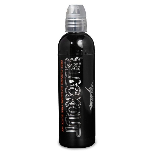 World Famous Black Tattoo Ink, Vegan and Professional Ink, Made in USA, Blackout Black, 0.5 oz