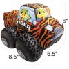 ArtCreativity Safari Plush Monster Truck, 8 Inch Big Monster Truck Stuffed Toy, Cool Animal-Themed Design, Soft Car Toys for Toddlers Car Stuffed Animal, Car Plush for Boys and Girls, Great Gift Idea