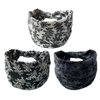 K-Elewon 3 Pack Women Wide Elastic Head Wrap Headband Twisted Hair Band (3 Pack(A11))
