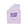 PINKWONDER GLOWFLOW Lavenberry Glass Skin Hydrogel Mask (1EA), Nourishing Facial Sheet Mask for Dry Skin, Hydrating and Glowing Skin, Blueberry Extract and Jojoba Oil, Antioxidants