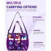 Bingo Bag with Pockets for Bingo Daubers Dabbers Dobbers Purple Bingo Bags for Bingo Stuff Supplies Bingo Night Accessories for Women Lady Bingo Game Prizes for Bingo Lovers Players Juego de Bingo Bag