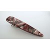 Generic Marbled effect multi-color alligator hair clip barrette (Primary color: Black/gray), 1 Count (Pack of 1)