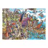 Cobble Hill 1000 Piece Puzzle - DoodleTown: Viking Village - Sample Poster Included