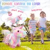 Gretex Unicorn Plush Interactive Toy for Kids age 3 4 5 6 Year Old: Walking Talking Electronic Pet Toy with Remote Control Leash Touch Recognition Toddler Unicorn Care Set Birthday Gifts for Girl 6-12