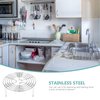 Multi-purpose Round Steamer Rack Stainless Steel Cooking Steam Rack for Easy Steaming and Cooling Compact Design for Home Kitchen Use