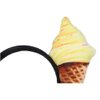 GUEDKIKL Simulated Food Hair Hoop, Ice Cream Headband Novelty Ice Cream Cone Shape Hairbands Food Headpiece Costume Party Accessory for Women Girls