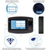 uAttend Cloud-Connected Touchscreen Time Clock with Finger Scan, RFID and PIN Punching in One (JR2000)