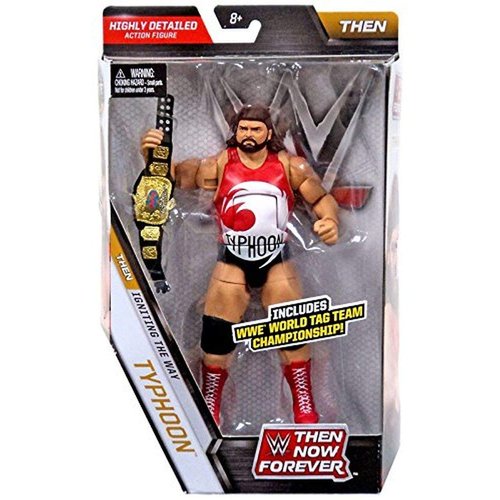 WWE, Elite Collection, Then Now Forever Typhoon (The Natural Disasters) Exclusive Action Figure, 7 Inches