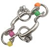 Mandarin Bird Toys by M&M 3528 Little Beak Stainless Wiggler - Handcrafted Small Size Bird Foot Toy, Interesting Wiggling Design, Colorful Plastic Beads, Sturdy Shiny Bird Safe Metal, Fun for Sm Pets