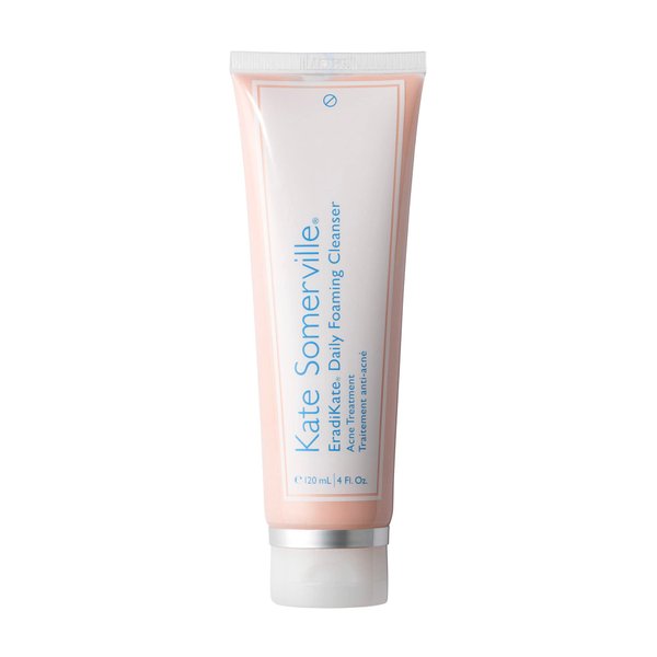 Kate Somerville EradiKate Daily Foaming Cleanser Acne Treatment - Clinically Formulated Medicated Face Wash Balances Skin and Cleans Pores, 4 Fl Oz