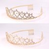 Birthday Girl Sash & Rhinestone Tiara Kit - Gold Glitter Birthday Gifts Birthday Sash for Women Birthday Party Supplies