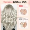 Hair Extensions, KUIRAN Clip in Hair Extensions 12" Short Curly Wavy Blonde Hair Extensions 4PCS Hair Extensions Invisible Lace Weft Natural Soft Hairpieces for Women - Medium Golden Blonde