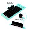 Eyelash Extension Supplies C Curl 0.07 Rapid Volume Lash Extensions Easy Fan 3D 4D 5D 6D 7D 10D Automatic Blooming Flower Lashes Self Fanning Lashes Russian Volume Individual Lashes （C-0.07,14mm）