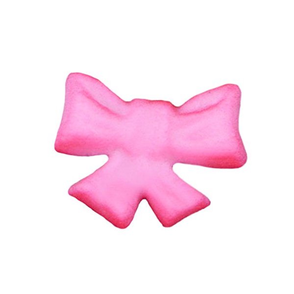 Item#37957 - Pink Bows Molded Sugar Cake/Cupcake Decorations - 12 ct