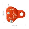 LIXADA Rock Climbing Ascender Ultralight Fall Arrest Protection Belay Device Self-Locking 8-13MM Rope Grip Clamp for Outdoor Climbing and Rescue (Orange)