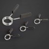 Barbell Clips 4PCS 1-Inch Spring Clip Collars, Barbell Clamps Only for Locking 1 Inch Diameter Standard Smooth Solid Rod Dumbbell Bar Clip Clamps for Dumbbell Ordinary Barbell