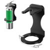 Fire Extinguisher Mounting Bracket Plastic Boat Fire Extinguisher Wall Mount Bracket, Marine Fire Extinguisher Wall Holder Hange for Boat, Home, Car, RV, Mini Fire Extinguishers (Black)