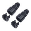 EVIL ENERGY 6AN Male to 3/8" & 5/16" Quick-Disconnect Female EFI Fuel Rail Fitting Aluminum