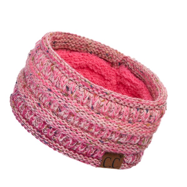 C.C Exclusives Ombre Mix Colored Ribbed Headwrap (HW-817) (Ombre Rose)