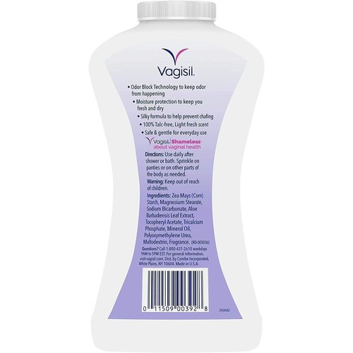 Vagisil Deodorant Powder, Odor Block, 8 Ounce