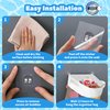 UNEEDE Bath Toy Organizer,4.15 Gallons Bathtub Toy Storage Organizer,Quick Access Bath Toy Holder For Bathtub,Baby Organizer And Storage,Quick Dry Baby Bath Toy Storage For Tub,Mesh Shower Caddy(Gray)