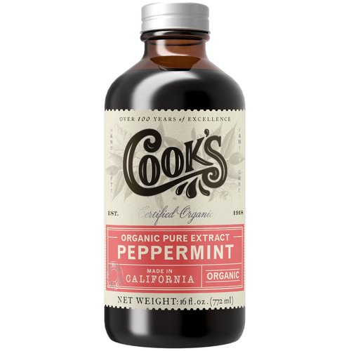 Cook's Organic Peppermint Extract 16 oz