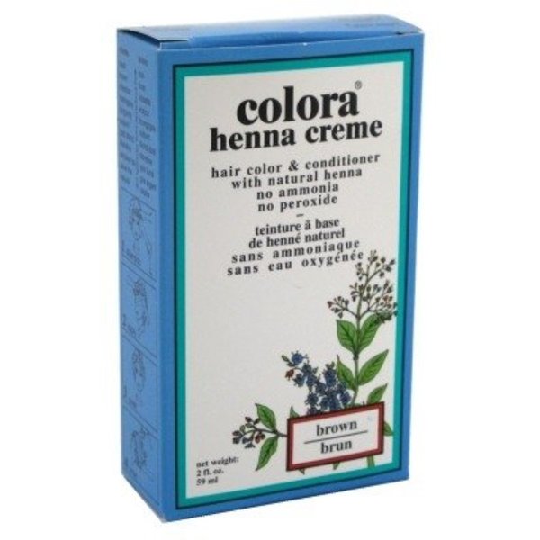 Colora Henna Creme Hair Color Brown, 2 oz (Pack of 12)