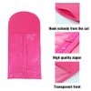 Hair Extension Holder Wig Bag with Hanger Wig Storage Portable Wig Bags Storage Style Hair Travel Hair Extensions Bag for Multiple Wigs Hair Extensions, Wigs & Accessories (rose red)