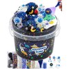 Astronaut Galaxy Slime for Kids, Big Slime Bucket with Slime Clay, Glow in The Dark Slime Kit for Girls & Boys Ages 8-12, Slime Party Favors Birthday Easter Hallowmas Gift