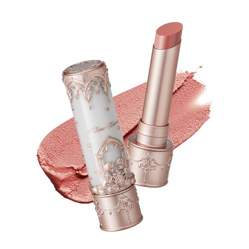Flower Knows Little Angel Lip Mud Matte Lipstick,Super Soft & Ultra Silky Lip Stick,Long Lasting & Moisturizing Vegan Lip Makeup for Girls&Women,Velvety Finish,3.5g,1Count(C01 Starry Cross)