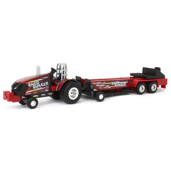 Case IH ERTL 1/64 Shed Shaker Pulling Tractor with Sled 47619