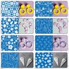 16 Pcs Silk Screen Stencils for Polymer Clay Tools Reusable Silk Screens Printing Kit Silkscreen Clay Jewelry Making Kit with 2 Scraper for DIY Craft Earring Decoration Making Supplies, 3.9 x 6 Inch