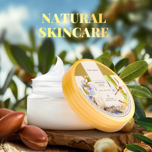 Princess Belle Whipped Shea Butter, Whipped Body Butter, Shea Body Butter for Dry Skin, Body Butter for Women-Deep Moisturizing and Softening