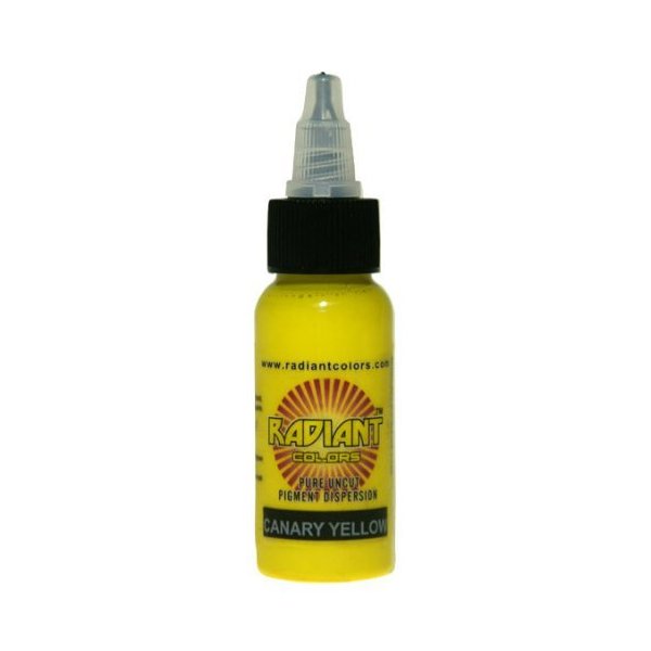 Radiant Colors - Canary Yellow - Tattoo Ink 1oz Made in USA