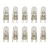 VSTAR 10pcs G9 Halogen Bulb, Clear,2700K,40-Watt 120-Volt Base G9 Halogen Bulb,10 Pack