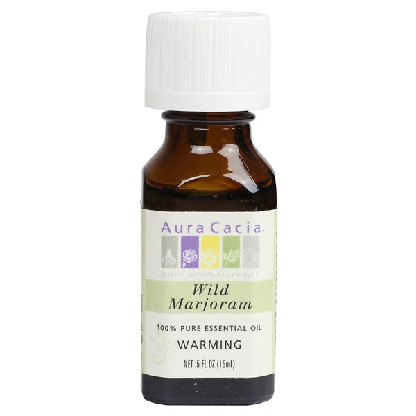 Aura Cacia Essential Oil, Warming Wild Marjoram, 0.5 fluid ounce