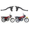 KAKO Clutch Brake Handle Lever Perch for Left Right 7/8" Black Universal Motorcycle Handlebar for Honda CR XL XR CRF XR80 XR100 CRF70 CRF50 CRF80 CRF100 CRF150 Pit Dirt Bike