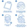 Ebanel 10-Pack Hydrogel Collagen Mask for Face, Instant Brightening Hydrating Face Mask Sheet Mask for Firming, Lifting Anti Aging Anti Wrinkle with Hyaluronic Acid, Peptide, Aloe Vera, Vitamin C & E