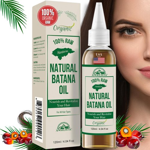 Batana Oil For Hair Growth | 100% Organic Raw Batana Oil | Dr. Sebi Batana Oil from Honduras | Nourish Strengthen Prevent Hair Loss | All Hair Types | Batana Oil Organic Hair Mask | Hair Growth Oil
