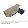 POLE.CRAFT IWB Kydex Holster Fits: Glock 43 / Glock 43X Pistol - Inside Waistband Concealed Carry Holster Guns Accessories for G43 G43X (Tan, Right Hand)