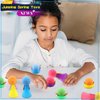 Cagemoga 30 Pieces Jumping Spring Toys Colorful Jumping Emoji Popper Spring Launchers Toy Creative Cute Bouncing Dolls Spring Launchers Bouncy Ball for Kids Playing Gifts Party Favors, Random Color
