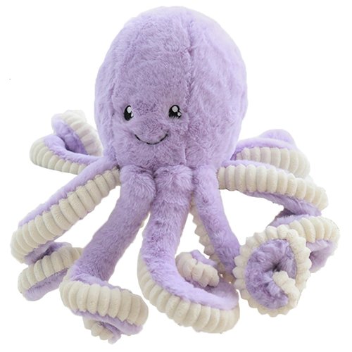 TONGSONG Cute Cartoon Octopus Stuffed Animals Octopus Plush Doll Toys Octopus Plushies Toys Gift Sea Stuffed Toys for Kids and Lovers Home Decor (Purple, 15.7-Inch)
