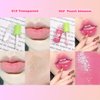 Tiejdhr 6 Colors Mini Fat Oil Lip Drip, Big Brush Head Hydrating Lip Glow Oil, Nourishing Fresh Clear Shiny Transparent Lip Gloss Plumping Lip Gloss Long Lasting Non-sticky Smooth Lip Care (SET A)
