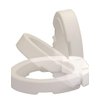 New - Flip-Up Toilet Riser - Hinged Toilet Seat Lift Riser, Easy to Install (Fits Enlogated Toilets)