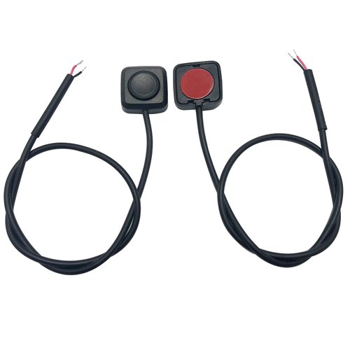 12V 24V Mini Momentary Push Button ON-Off Switch [2-Pack], Easy to Install Surface Mount Button Switch