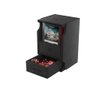 Gamegenic Watchtower 100+ XL Convertible Deck Box | Double-Sleeved Card Storage | Card Game Protector | Nexofyber Surface | Holds Up to 100 Cards | Black Color | Made